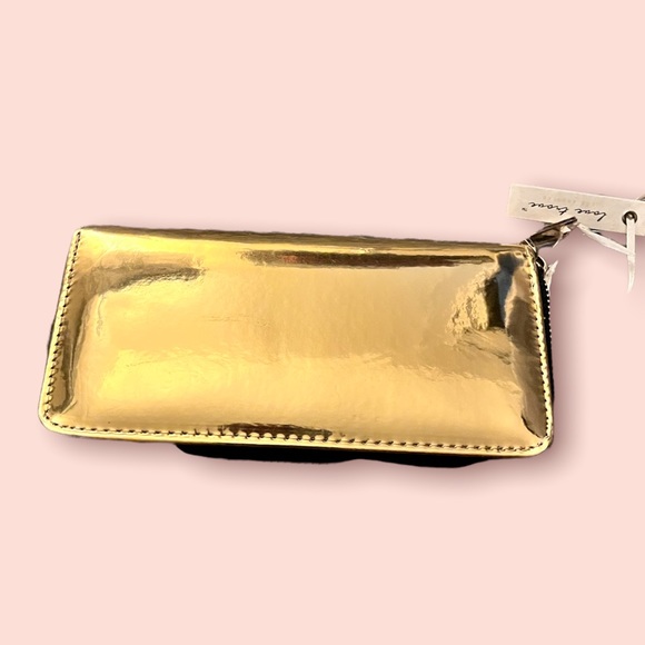 Metallic gold wallet - Picture 3 of 4